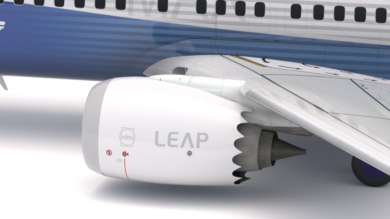 Boeing 737-800 MAX House Livery 3d models
