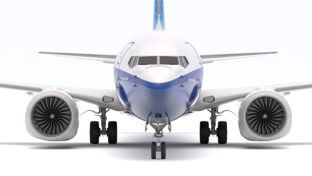 Boeing 737-800 MAX House Livery 3d models