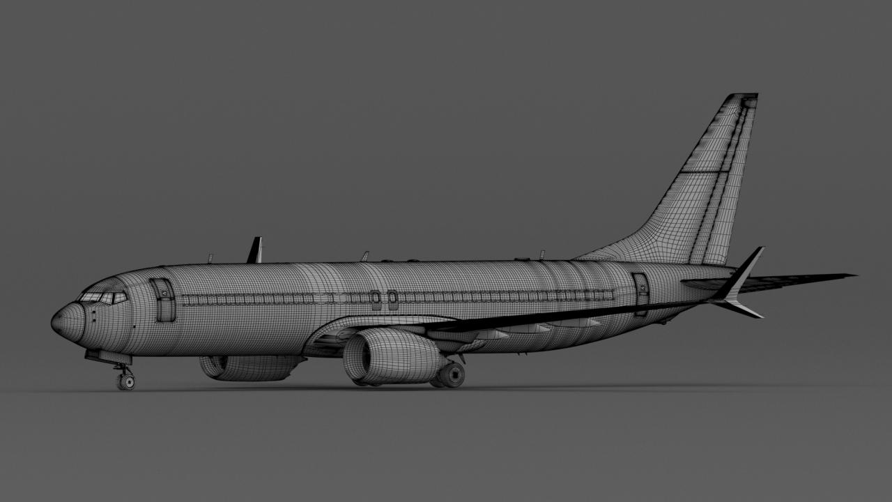 Boeing 737-800 MAX House Livery 3d models