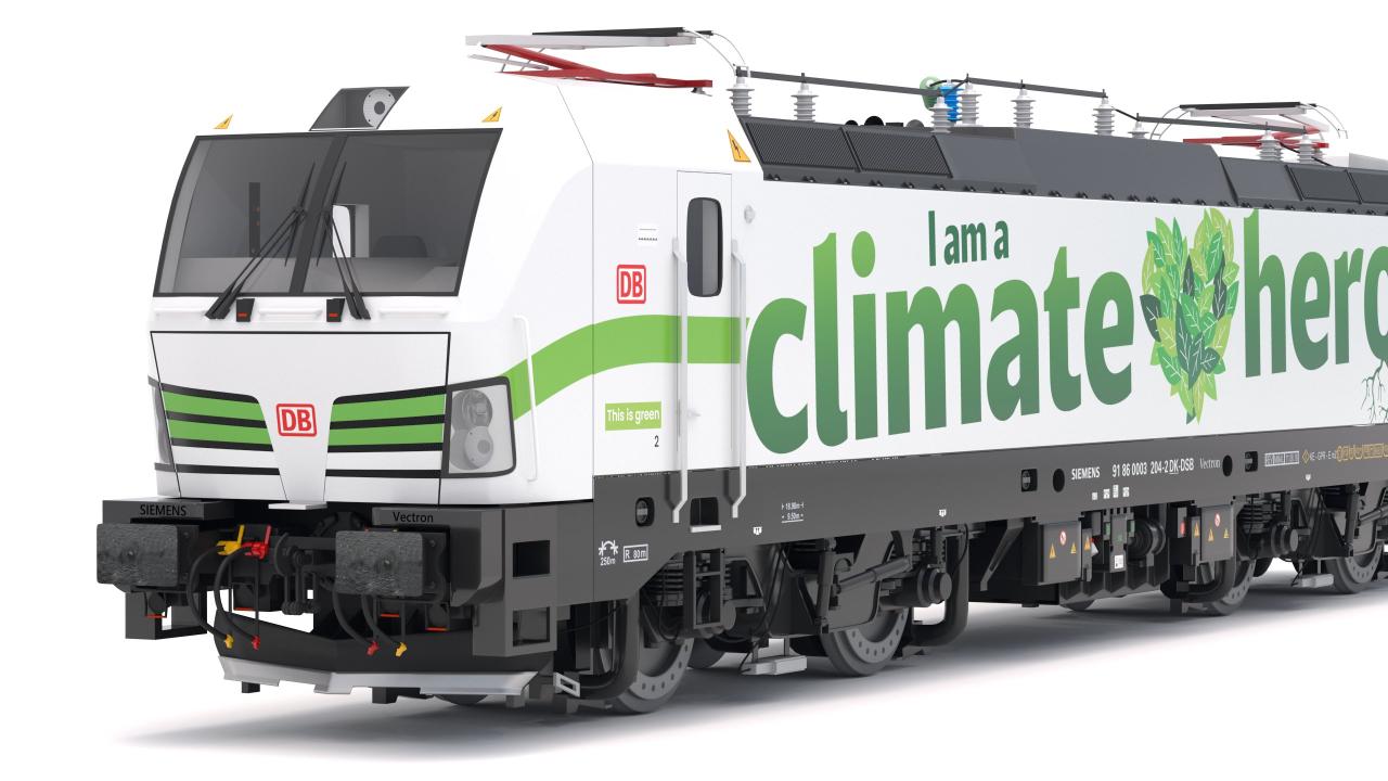 Siemens Vectron DB I am Climate Hero Livery 3d models