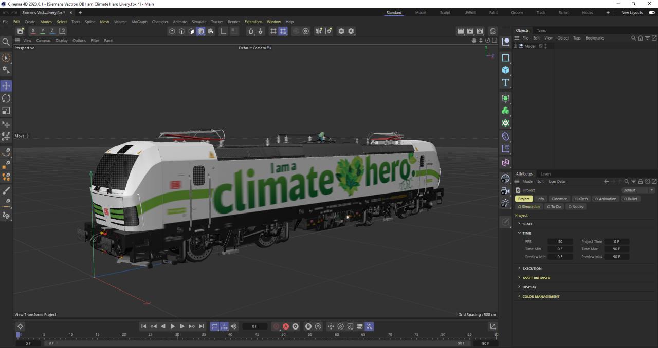 Siemens Vectron DB I am Climate Hero Livery 3d models