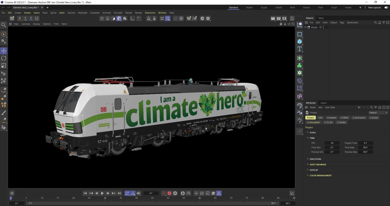 Siemens Vectron DB I am Climate Hero Livery 3d models