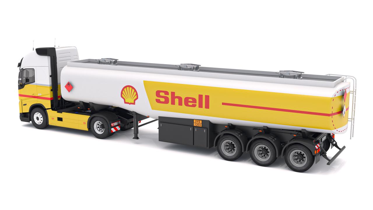 SHELL Truck Fuel Collection 3d models