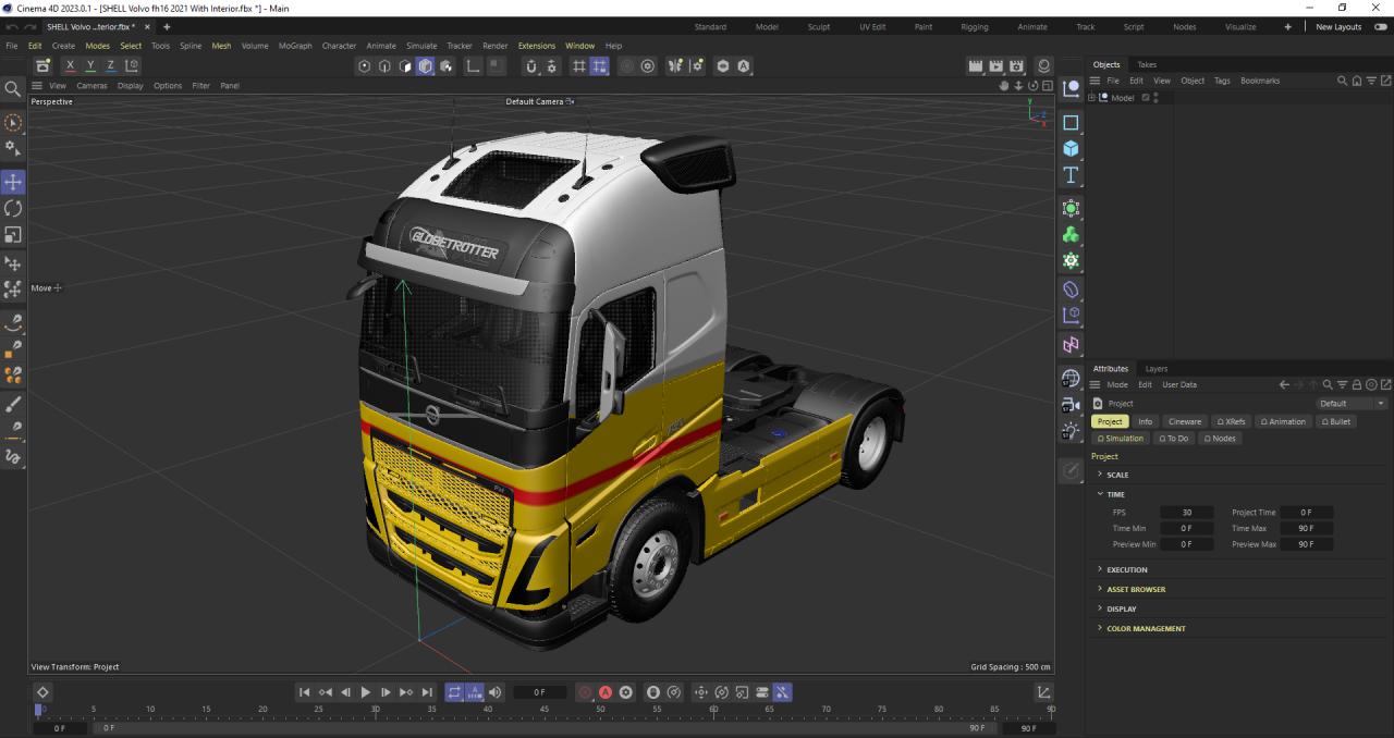 SHELL Truck Fuel Collection 3d models