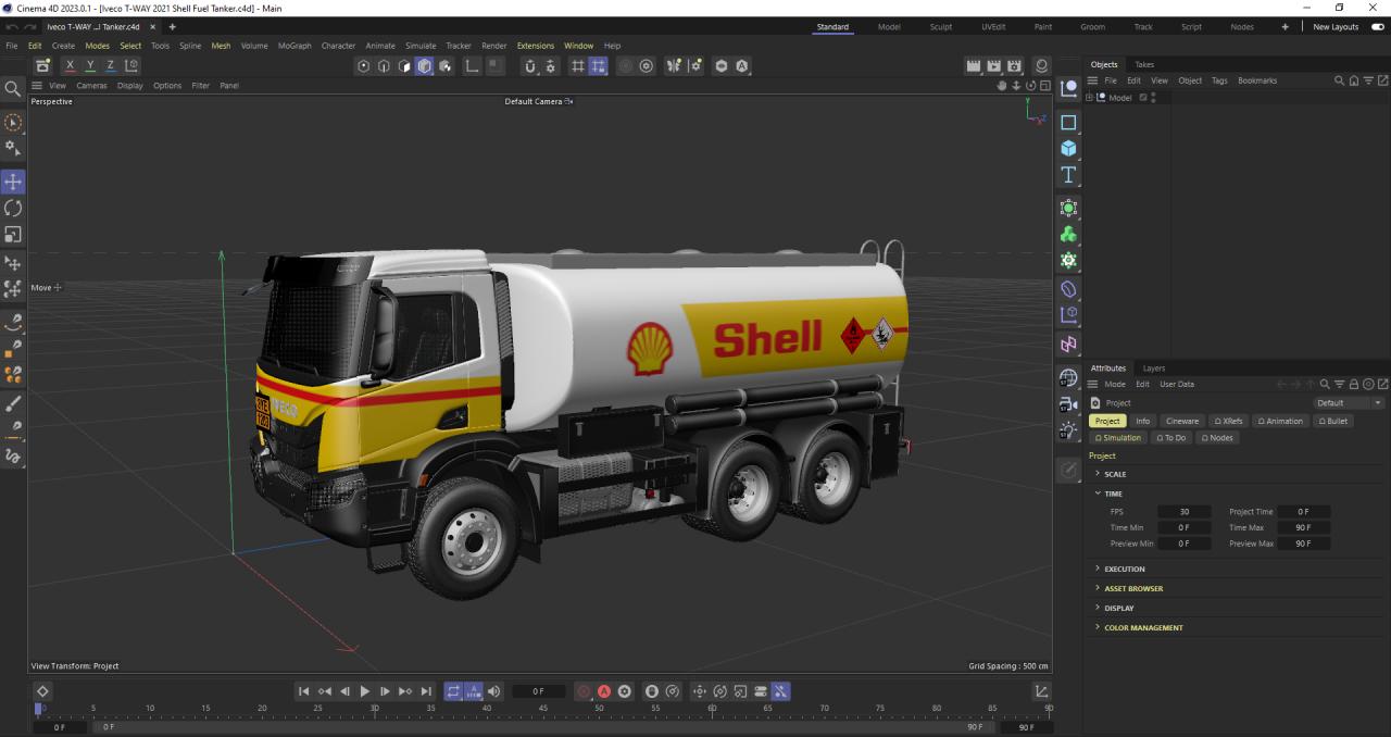 SHELL Truck Fuel Collection 3d models