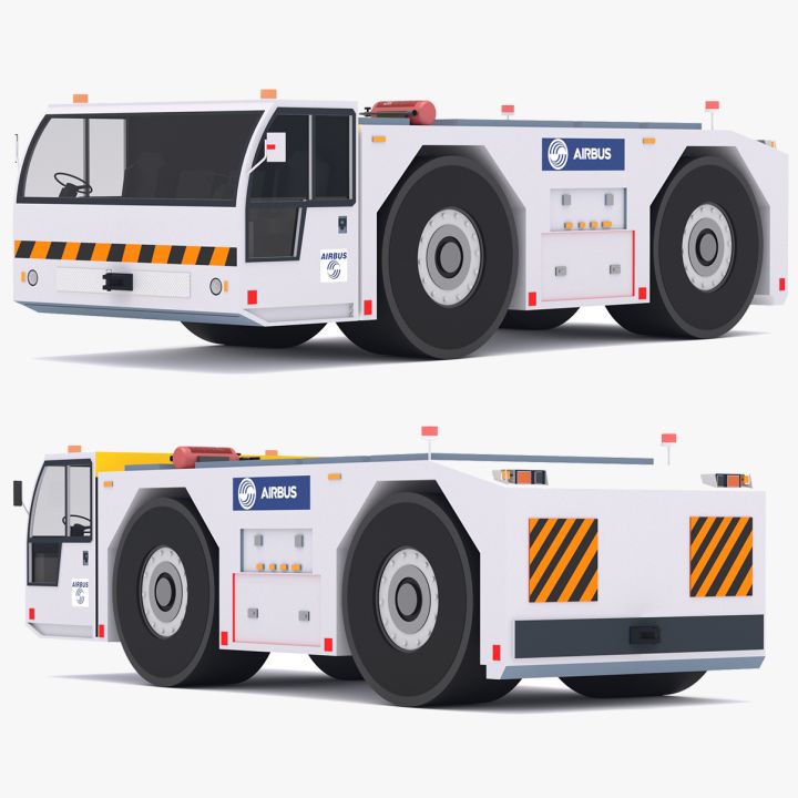 Airbus Towing Tractor 3d models