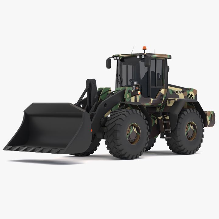 Volvo l90f Loader Military 3d models