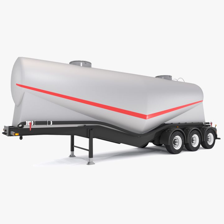 Cement Trailer 3d models
