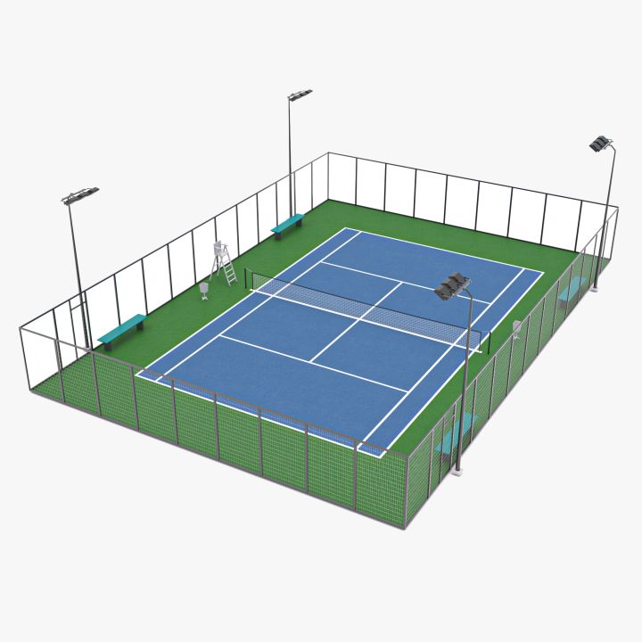 Tennis Court 1 3d models