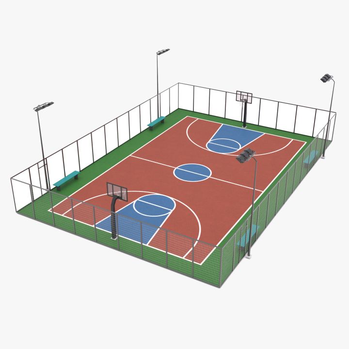 Basketball Court 2 3d models