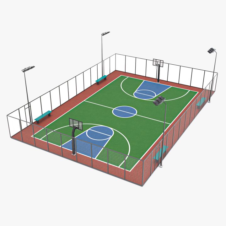 Basketball Court 3 3d models