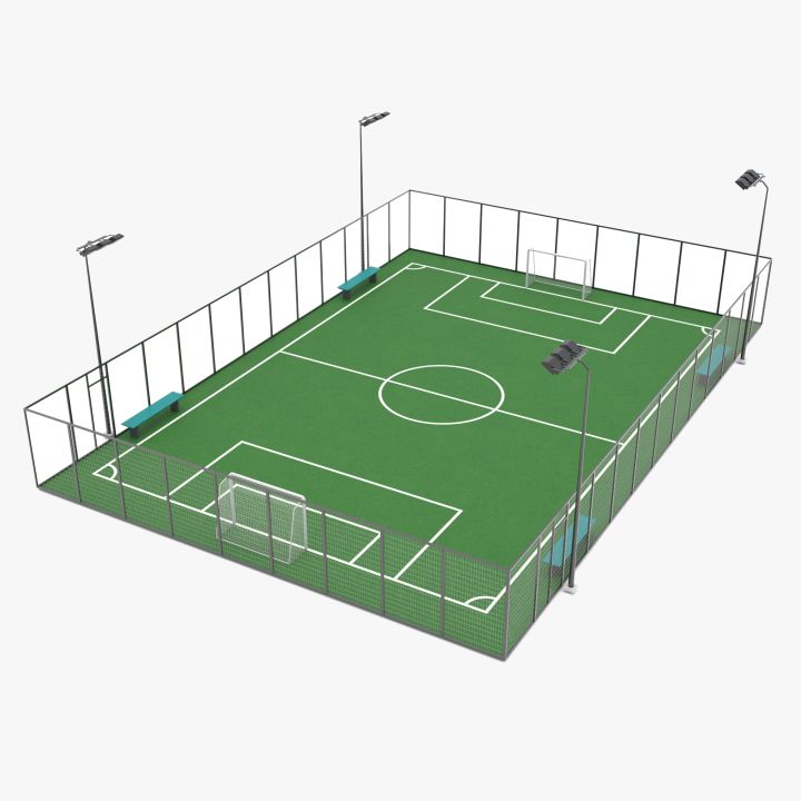 Soccer - Football Field 5x5 3d models